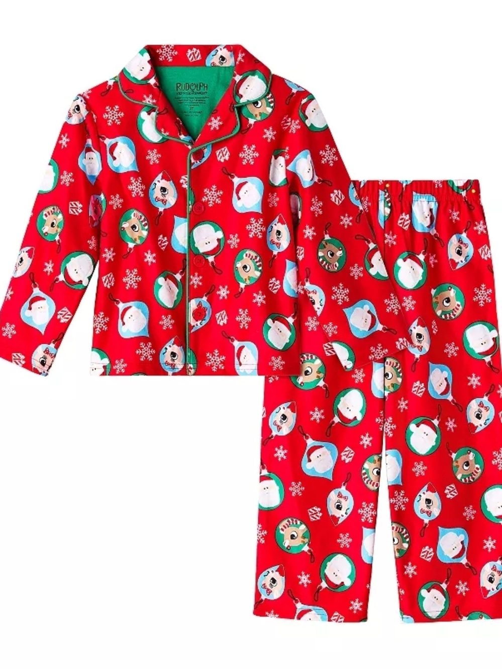 New Rudolph The Reindeer Holiday Pajama Set, Size 3T